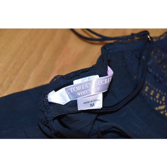 Victoria's Secret Lingerie, Black, Embroidered, NWOT, Medium - Picture 7 of 7
